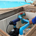 Technician,Fixing,Swimming,Pool,Water,Pump.,Service,And,Maintenance,For