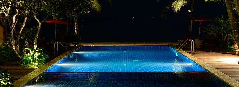 Pool Light Installation